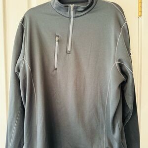 Peter Millar Men’s‎ 4 Warmth Gray Quarter-Zip Pullover Size XL